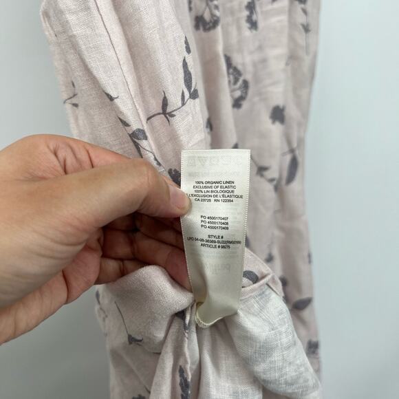 Wilfred Aritzia Genoa Linen Midi Dress in Vin Gris/Ardoise - Picture 9 of 9